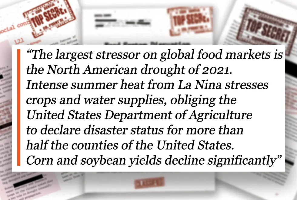 Massive drought prediction in 2021