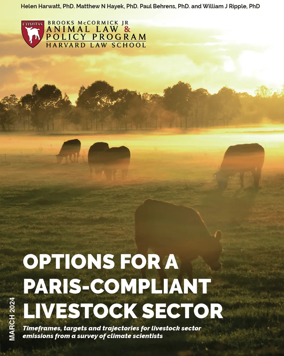 Options for a paris-compliant livestock sector